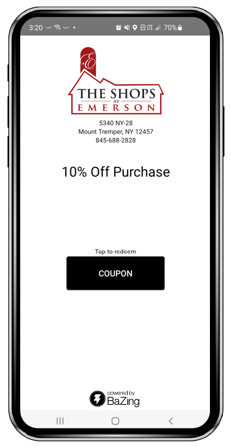 10%25 Off Purchase Shops at Emerson