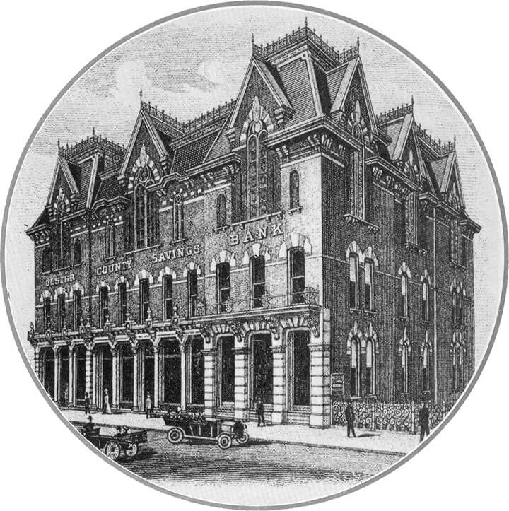 Ilustración del banco en 1851