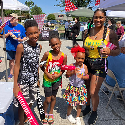Family at Hyde Park Community Day