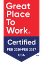 Great Place To Work® Certified™ Feb 2025-Feb 2026 USA