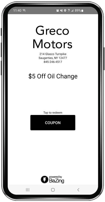 $5 Off Oil Change